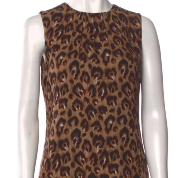 Tory Burch Tops - Tory Burch Zorra Chic Leopard Silk Tank Top